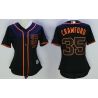 Cheap Brandon Crawford Giants Women Jersey From China Black SF #35