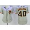 Cheap Madison Bumgarner Giants Women Jersey From China Grey SF #40