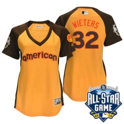 Cheap Matt Wieters Orioles Jersey From China Yellow 2016 ALL STAR #32 in Men Women Youth Size