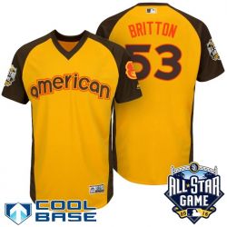 Cheap Zach Britton Orioles Jersey From China Yellow 2016 ALL STAR #53 in Men Women Youth Size