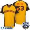 Cheap Zach Britton Orioles Jersey From China Yellow 2016 ALL STAR #53 in Men Women Youth Size