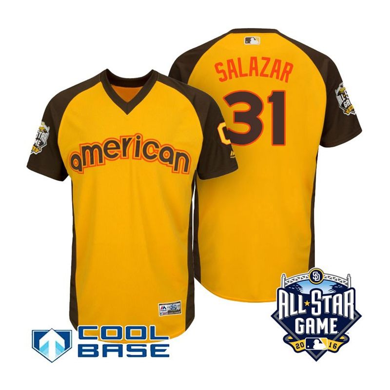 Cheap Danny Salazar Indians Jersey From China Yellow 2016 ALL STAR #31 in Men Women Youth Size Cheap Danny Salazar Indians Jersey From China Yellow 2016 ALL STAR #31 in Men Women Youth Size