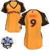 Cheap Eduardo Nunez Twins Jersey From China Yellow 2016 ALL STAR #9 in Men Women Youth Size