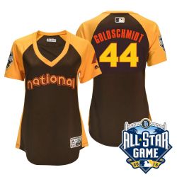 Cheap Paul Goldschmidt Diamondbacks Jersey From China Brown 2016 ALL STAR #44 in Men Women Youth Size