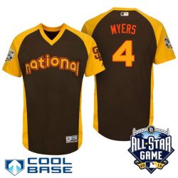 Cheap Wil Myers Padres Jersey From China Brown 2016 ALL STAR #4 in Men Women Youth Size