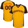 Cheap Custom 2016 MLB ALL STAR Jersey Yellow American League OR Brown National League in Men Women Youth Size