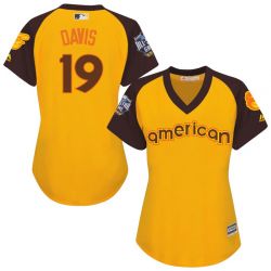 Cheap Chris Davis Orioles Jersey From China Yellow 2016 ALL STAR #19 in Men Women Youth Size