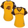 Cheap Victor Martinez Tigers Jersey From China Yellow 2016 ALL STAR #41 in Men Women Youth Size