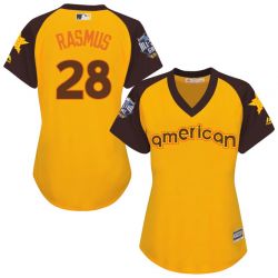 Cheap Colby Rasmus Astros Jersey From China Yellow 2016 ALL STAR #28 in Men Women Youth Size