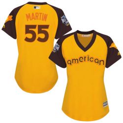 Cheap Russell Martin Blue Jays Jersey From China Yellow 2016 ALL STAR #55 in Men Women Youth Size