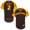 Cheap Zack Cozart Reds Jersey From China Brown 2016 ALL STAR #2 in Men Women Youth Size