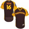 Cheap Angel Pagan Giants Jersey From China Brown 2016 ALL STAR #16 in Men Women Youth Size