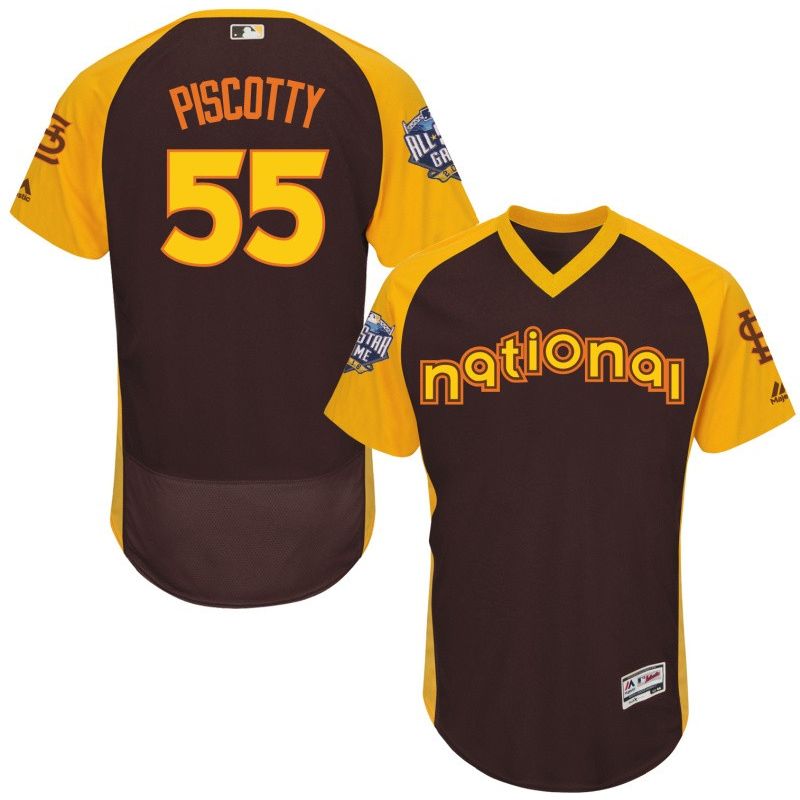 Cheap Stephen Piscotty Cardinals Jersey From China Brown 2016 ALL STAR #55 in Men Women Youth Size Cheap Stephen Piscotty Cardinals Jersey From China Brown 2016 ALL STAR #55 in Men Women Youth Size