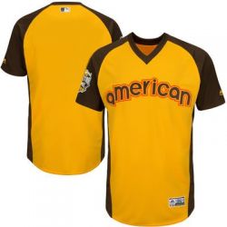 Cheap Blank 2016 MLB ALL STAR Jersey Yellow American League OR Brown National League in Men Women Youth Size