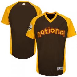 Cheap Blank 2016 MLB ALL STAR Jersey Yellow American League OR Brown National League in Men Women Youth Size