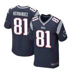 Cheap Aaron Hernandez Patriots Jersey #81 Blue From China Elite