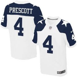 Cheap Dak Prescott Cowboys Jersey From China White Thanksgiving Elite #4