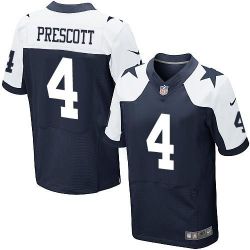 Cheap Dak Prescott Cowboys Jersey From China Blue Thanksgiving Elite #4