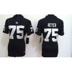 Cheap Stephon Heyer Raiders Jersey #75 Black From China Limited