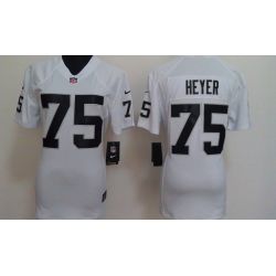 Cheap Stephon Heyer Raiders Jersey #75 White From China Limited