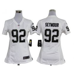 Cheap Richard Seymour Raiders Jersey #92 White From China Limited