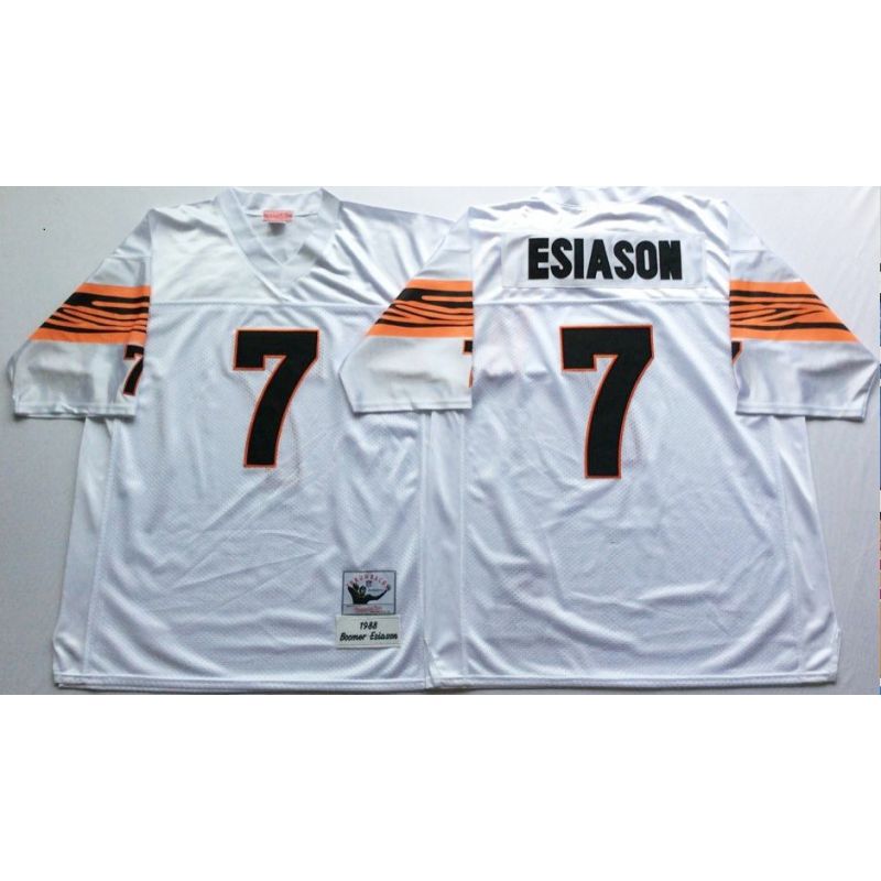 Cheap Boomer Esiason Bengals Jersey From China White Throwback #7