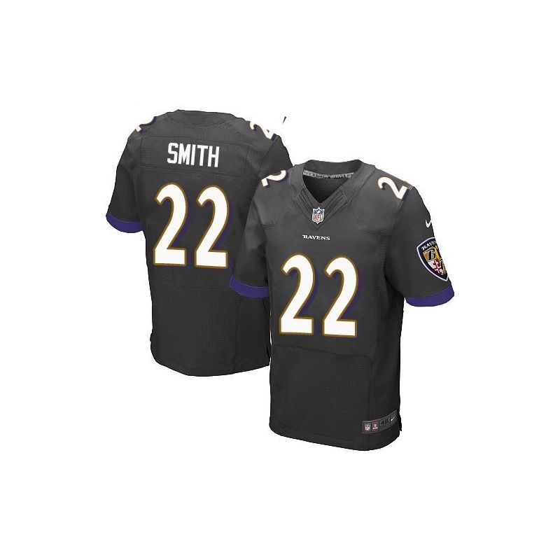 Cheap Jimmy Smith Ravens Jersey From China Black Elite #22