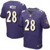 Cheap Terrance West Ravens Jersey From China Purple Elite #28