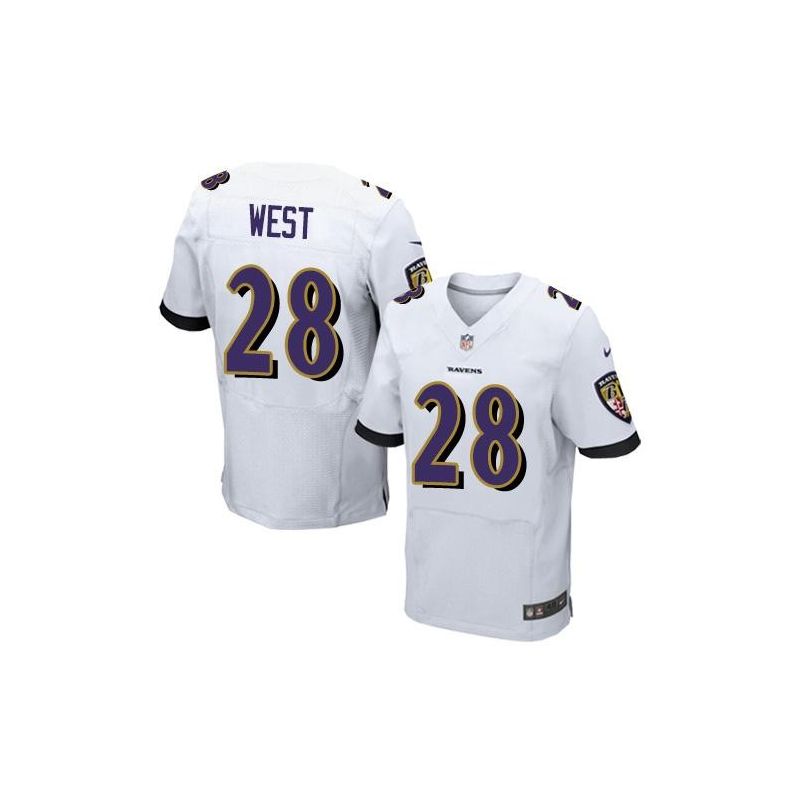 Cheap Terrance West Ravens Jersey From China White Elite #28