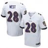 Cheap Terrance West Ravens Jersey From China White Elite #28