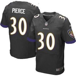 Cheap Bernard Pierce Ravens Jersey From China Black Elite #30