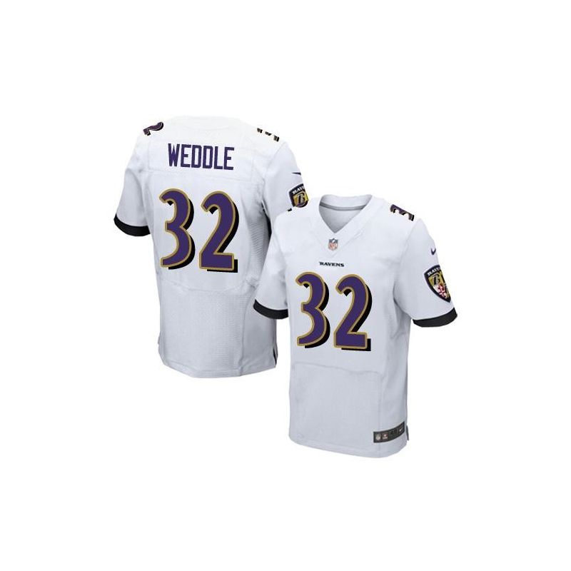 Cheap Eric Weddle Ravens Jersey From China White Elite #32