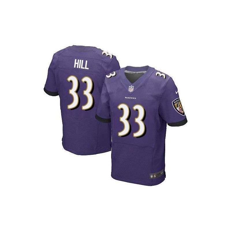 Cheap Will Hill Ravens Jersey From China Purple Elite #33