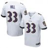 Cheap Will Hill Ravens Jersey From China White Elite #33