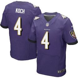 Cheap Sam Koch Ravens Jersey From China Purple Elite #4
