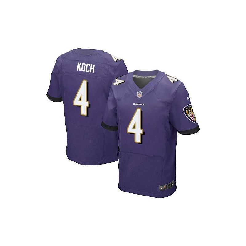 Cheap Sam Koch Ravens Jersey From China Purple Elite #4