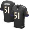 Cheap Kamalei Correa Ravens Jersey From China Black Elite #51