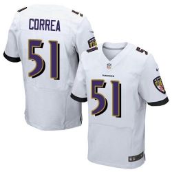 Cheap Kamalei Correa Ravens Jersey From China White Elite #51