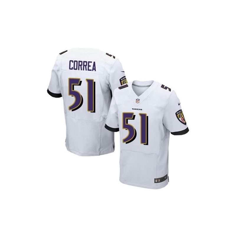 Cheap Kamalei Correa Ravens Jersey From China White Elite #51