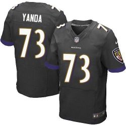 Cheap Marshal Yanda Ravens Jersey From China Black Elite #73