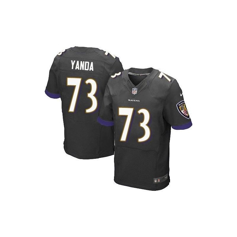 Cheap Marshal Yanda Ravens Jersey From China Black Elite #73