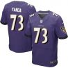 Cheap Marshal Yanda Ravens Jersey From China Purple Elite #73