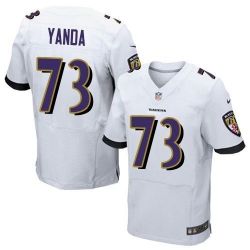 Cheap Marshal Yanda Ravens Jersey From China White Elite #73