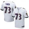 Cheap Marshal Yanda Ravens Jersey From China White Elite #73