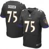 Cheap Jonathan Ogden Ravens Jersey From China Black Elite #75