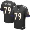 Cheap Ronnie Stanley Ravens Jersey From China Black Elite #79