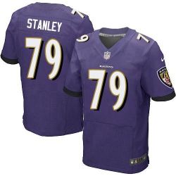 Cheap Ronnie Stanley Ravens Jersey From China Purple Elite #79