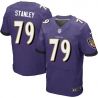 Cheap Ronnie Stanley Ravens Jersey From China Purple Elite #79