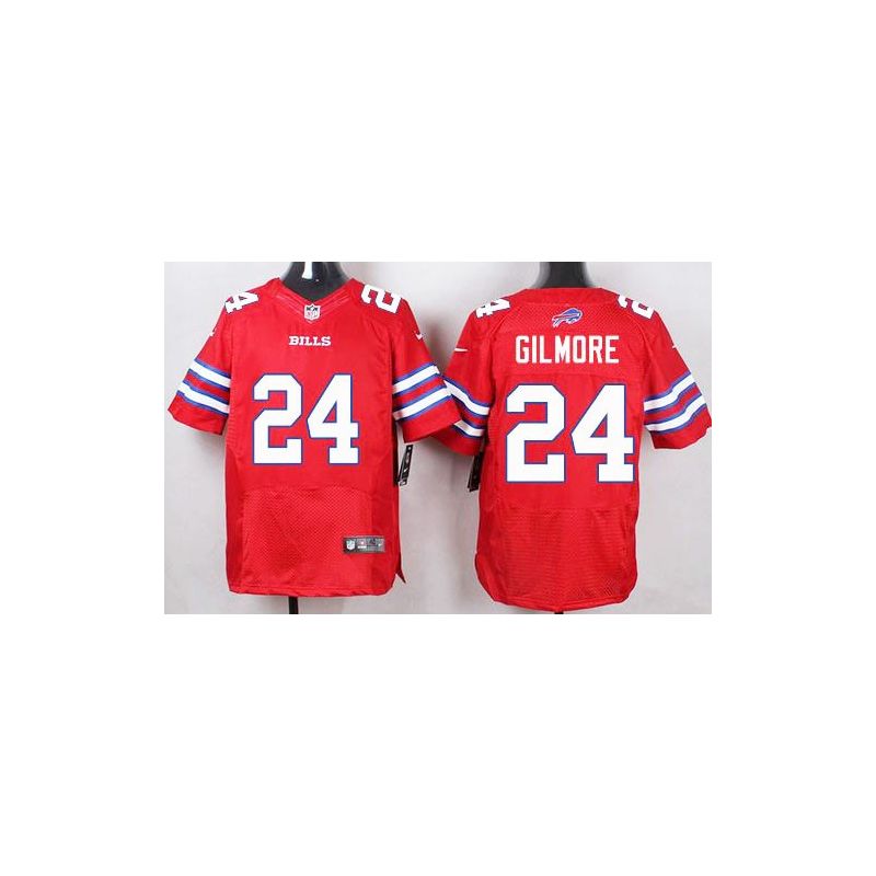 Cheap Stephon Gilmore Bills Jersey From China Red Elite #24