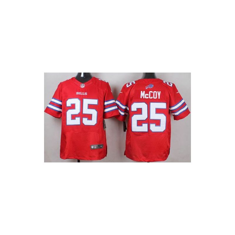 Cheap LeSean McCoy Bills Jersey From China Red Elite #25